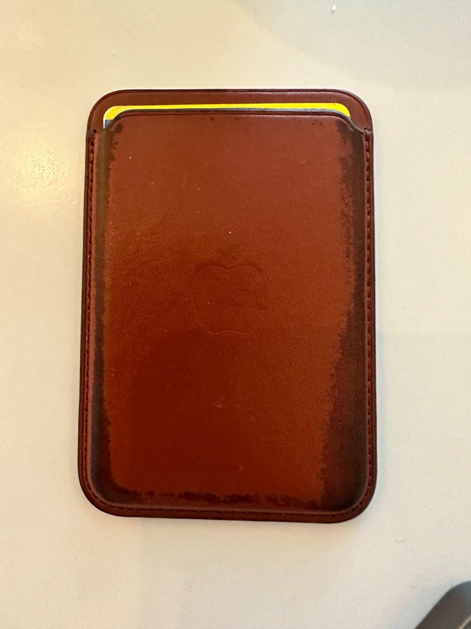 Apple iPhone Leder Wallet Kartenetui Waldgrün MagSafe 3 Karten