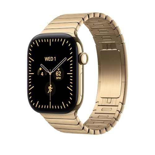 Apple Watch Gliederarmband 46 mm Armband Brillantgold Edelstahl