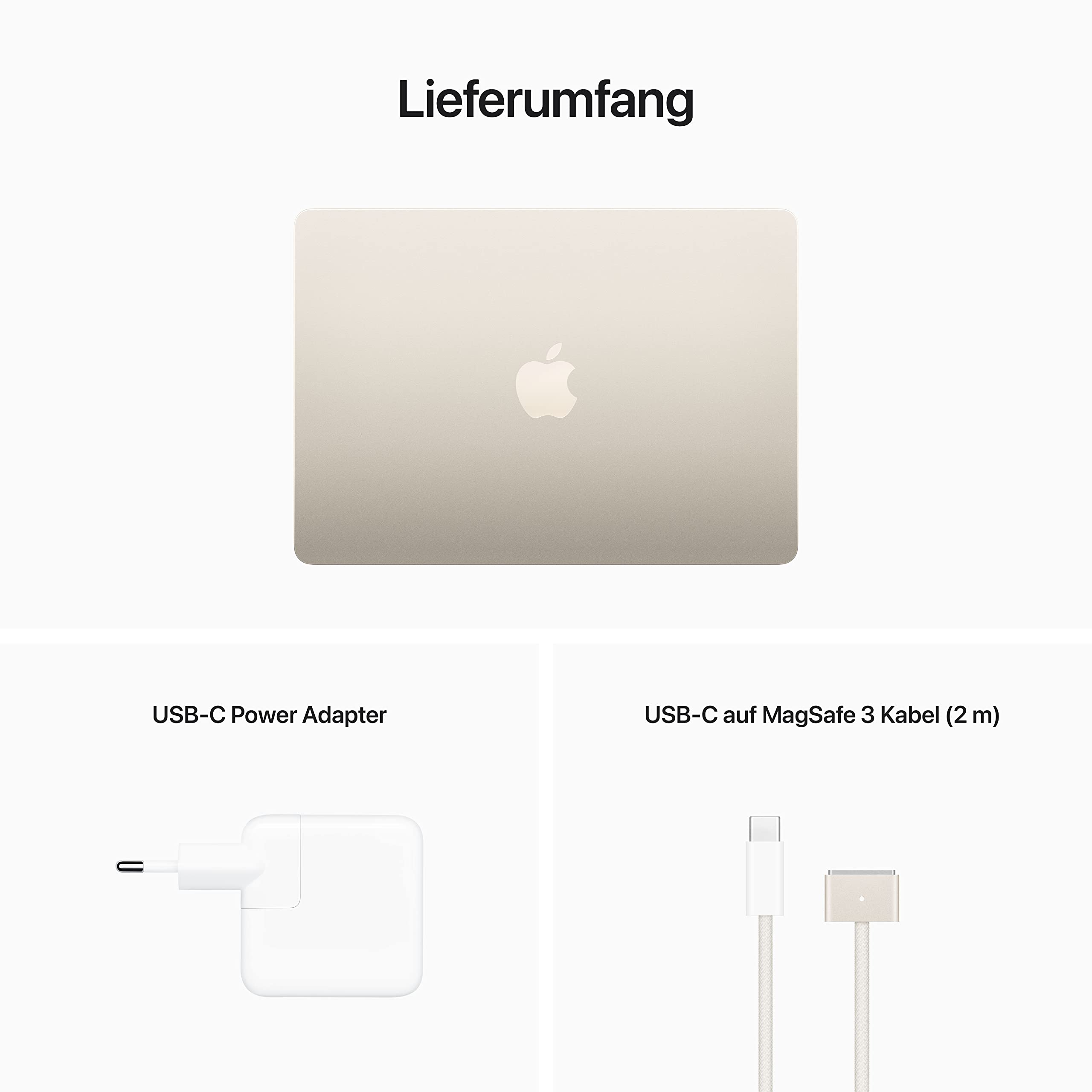 Apple Mac MacBook Air 13,6" M2 16GB 256GB Polarstern