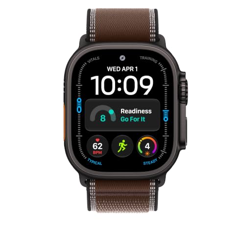 Apple Watch Trail Loop Armband 49 mm Dunkelumbra M/L
