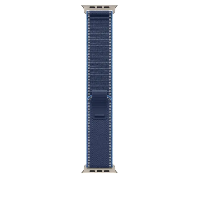 Apple Watch Trail Loop Armband 49mm Blau S/M Textil