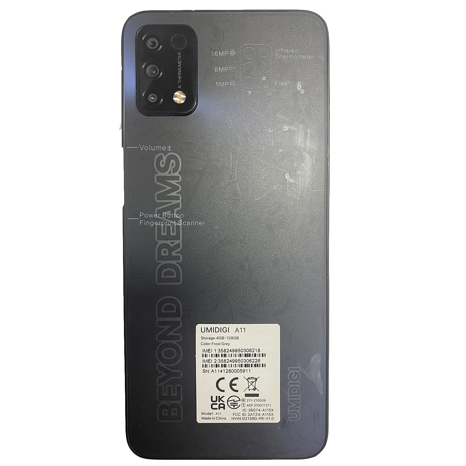 UMIDIGI A11 Smartphone ohne Vertrag 64GB 5150mAh Dual-SIM