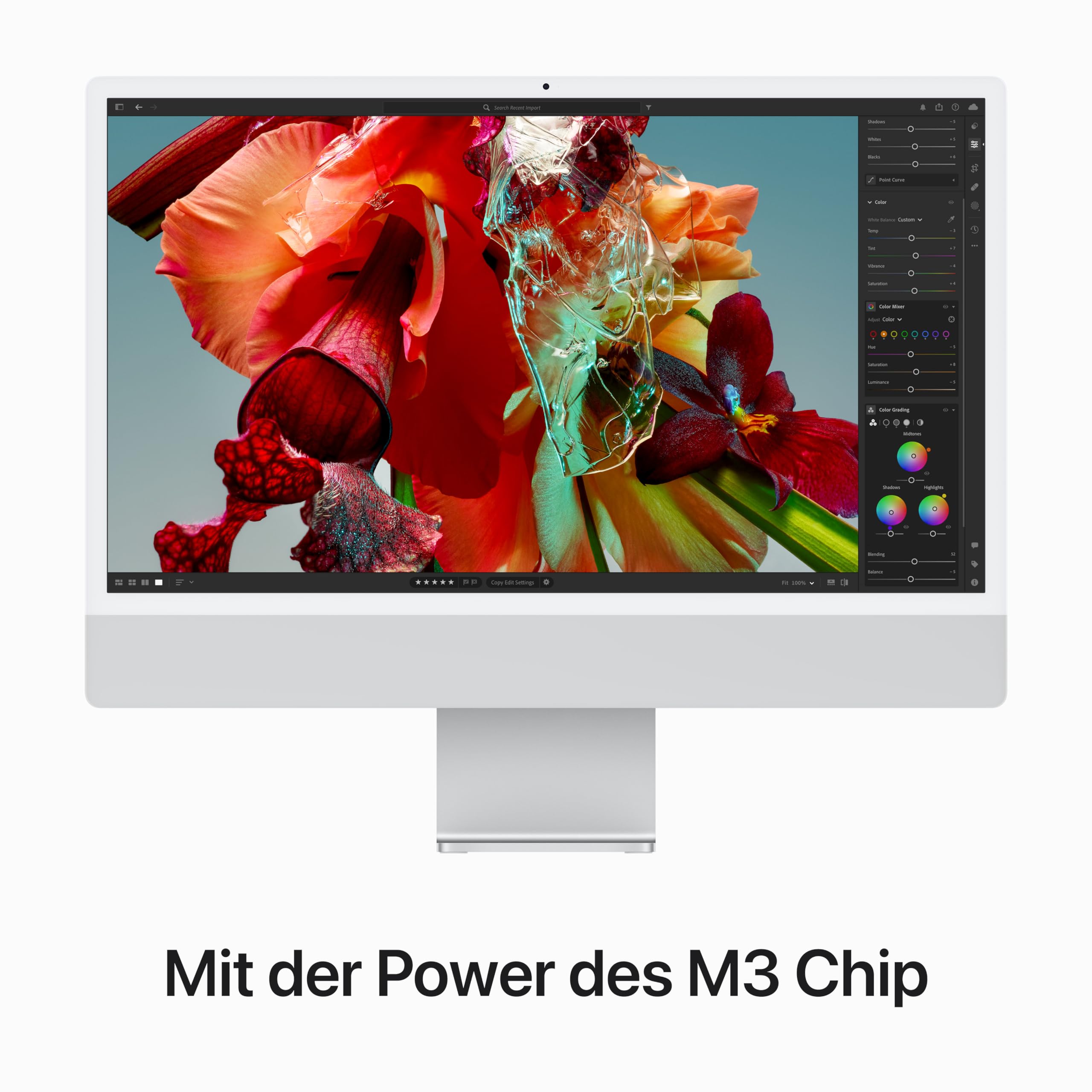 Apple iMac 2023 M3 24 Zoll 4.5K 8GB/512GB Silber