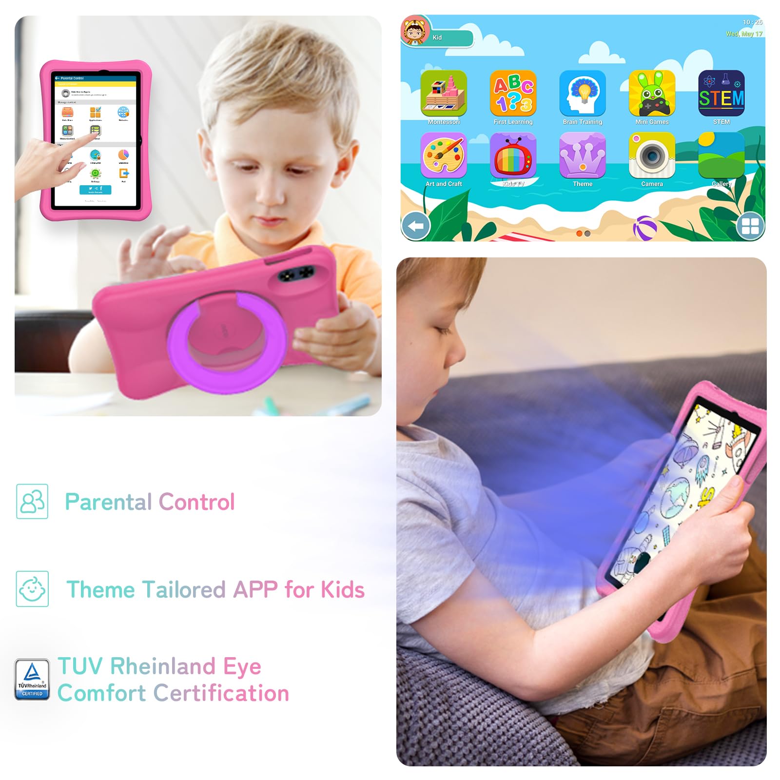 Umidigi G2 Kinder Tablet 10,1 Zoll 8GB+64GB Pink