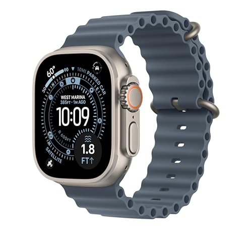 Apple Watch Ocean Band Verlängerung 49mm Maritimblau XL