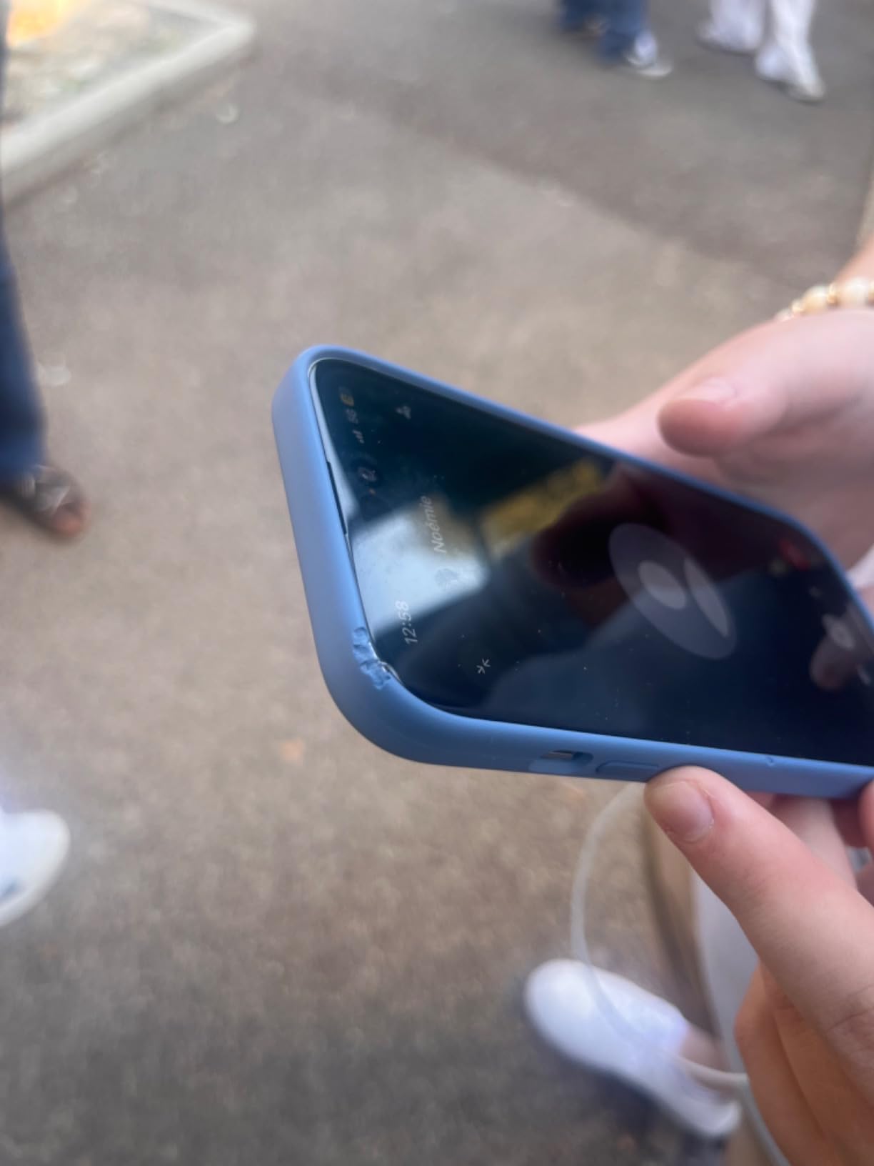 Apple iPhone 15 Silikon Hülle MagSafe Sturmblau Schutzhülle
