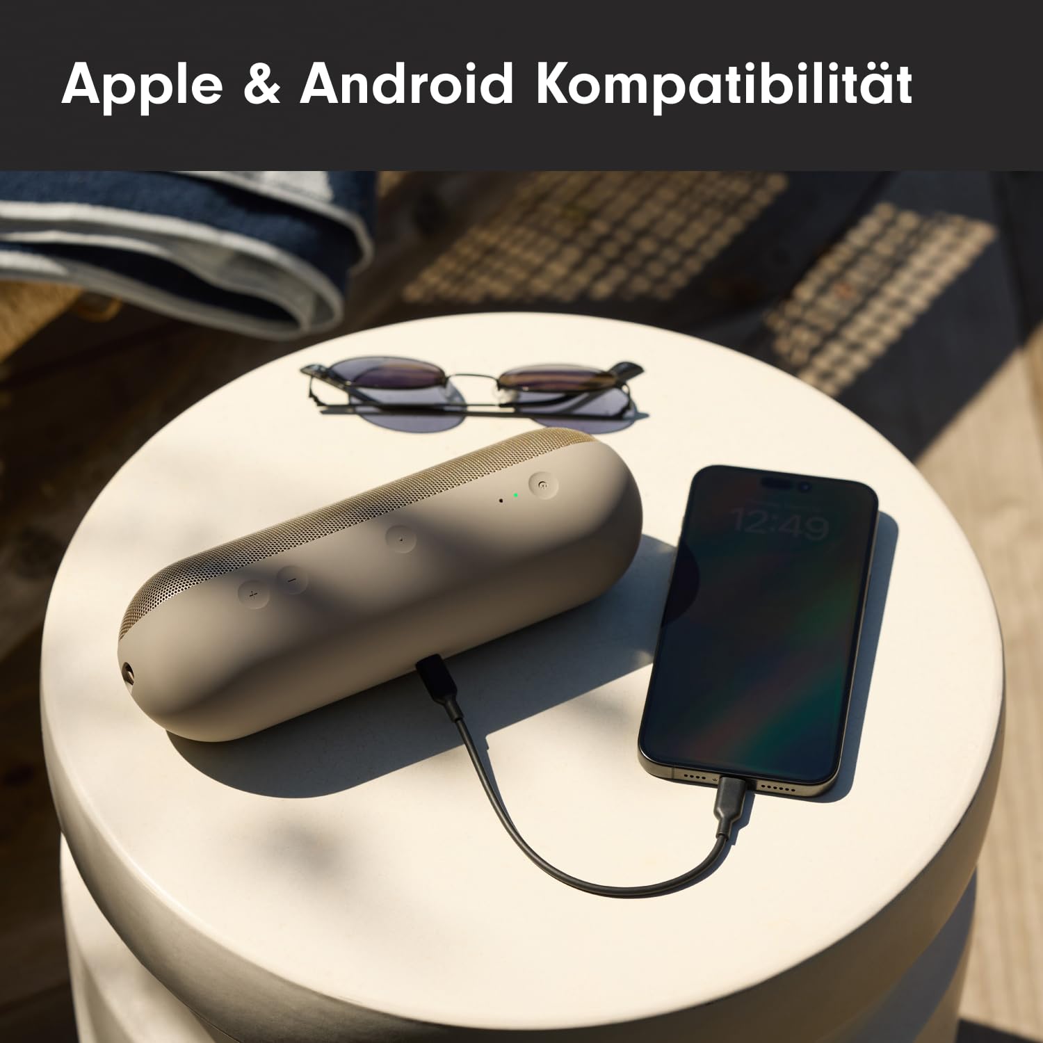 Beats Pill Bluetooth Lautsprecher Champagner 24h IP67
