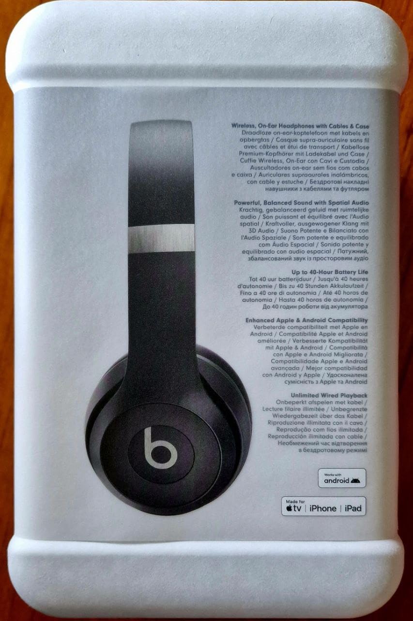 Apple Beats Solo 4 On-Ear Kopfhoerer Wolkenrosa 50h