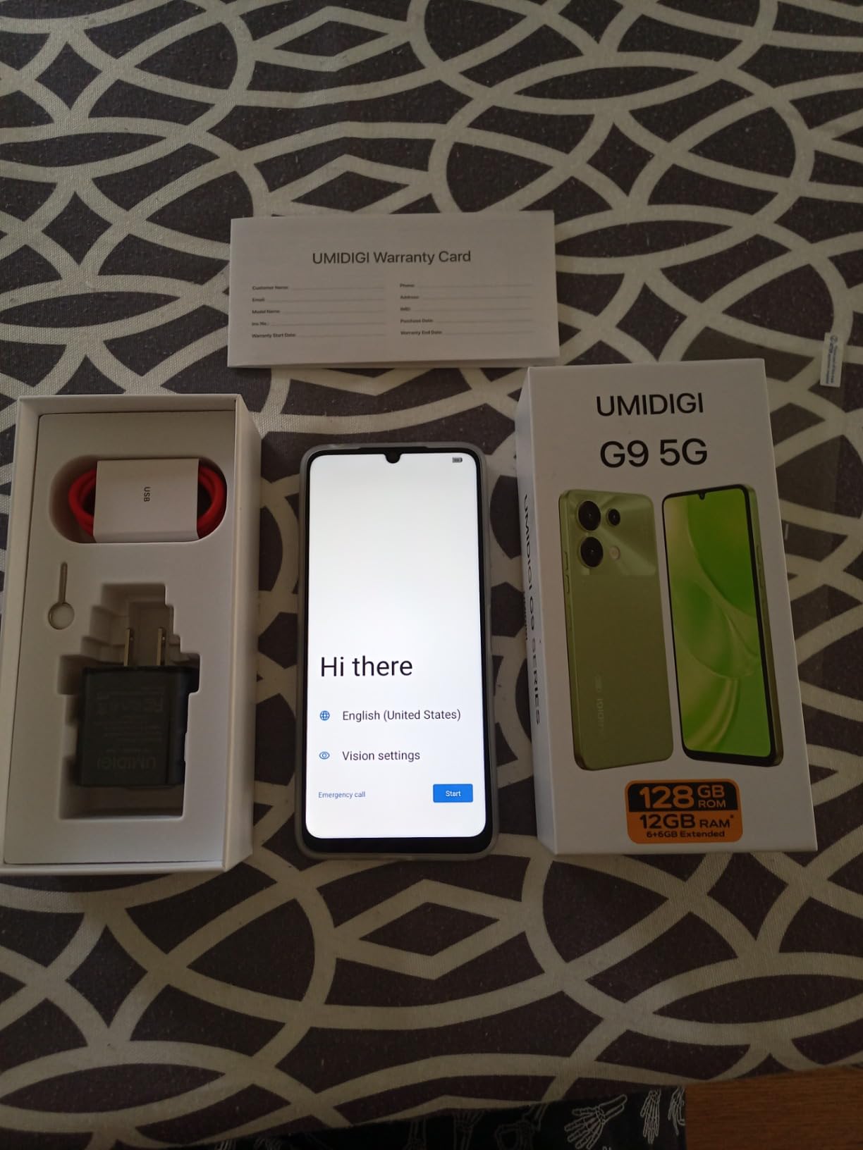 UMIDIGI G9 5G Smartphone 6,75 Zoll 12GB+128GB 50MP