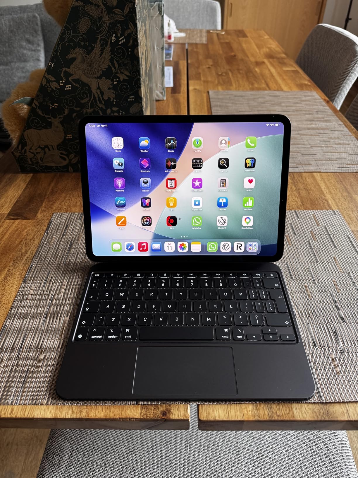 Apple iPad Magic Keyboard Case 11" iPad Pro M4 Tastatur Weiß