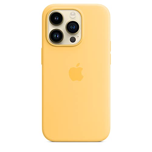 Apple iPhone 14 Pro Silikon Hülle Sonnenlicht MagSafe