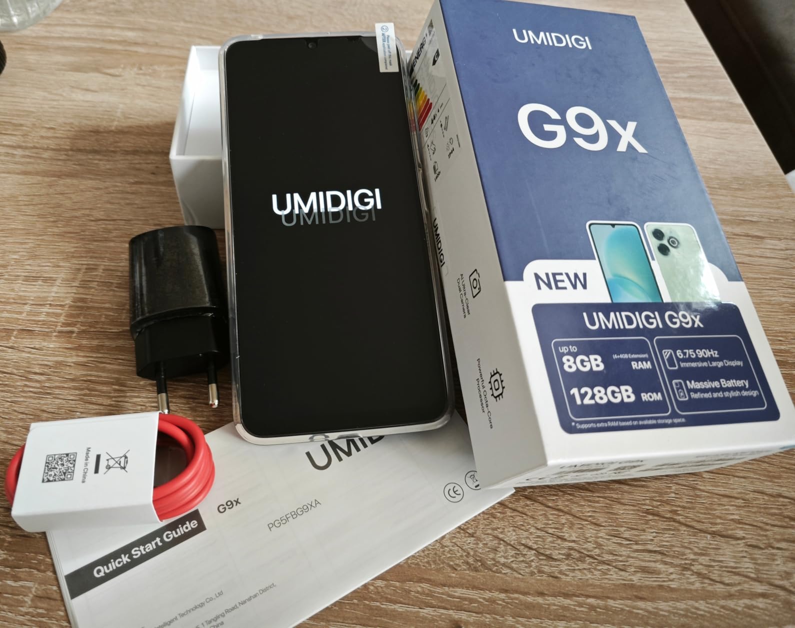 Umidigi G9x Smartphone 8GB 128GB Schwarz 90Hz