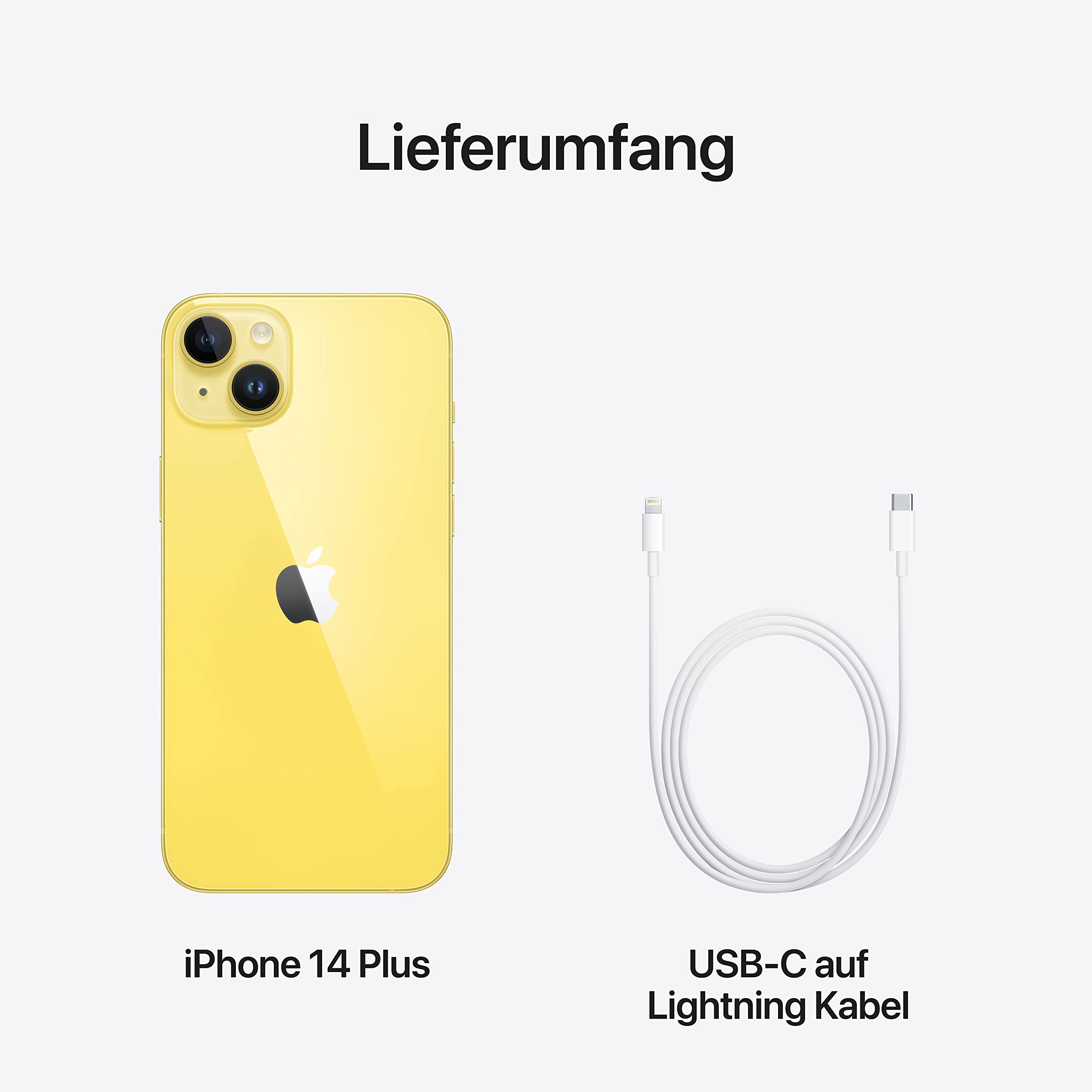 Apple iPhone 14 Plus Smartphone 128 GB Gelb 5G
