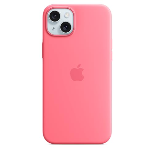 Apple iPhone 15 Plus Silikon Case MagSafe Pink