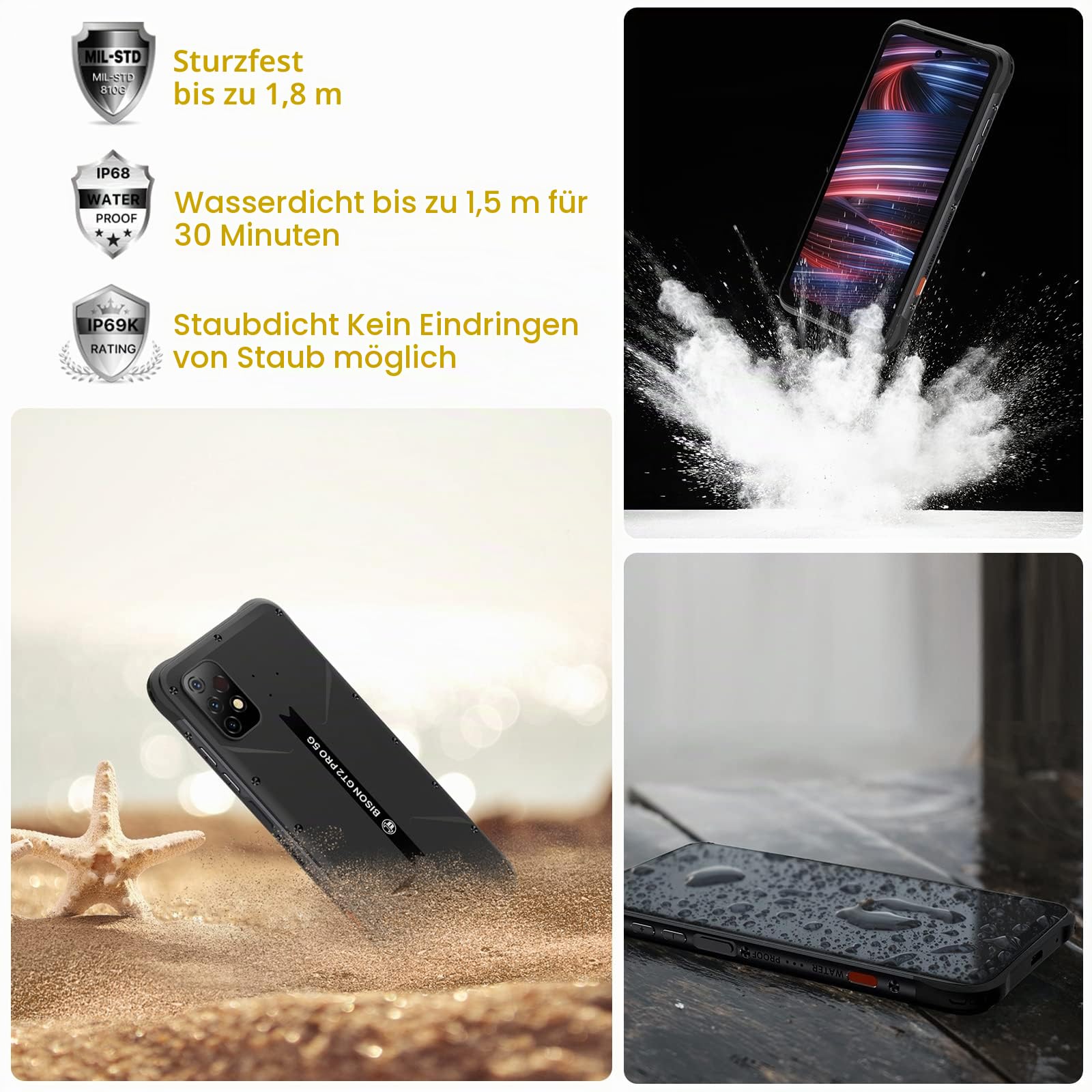 Umidigi Bison GT2 Pro 5G Smartphone 8GB 256GB Outdoor