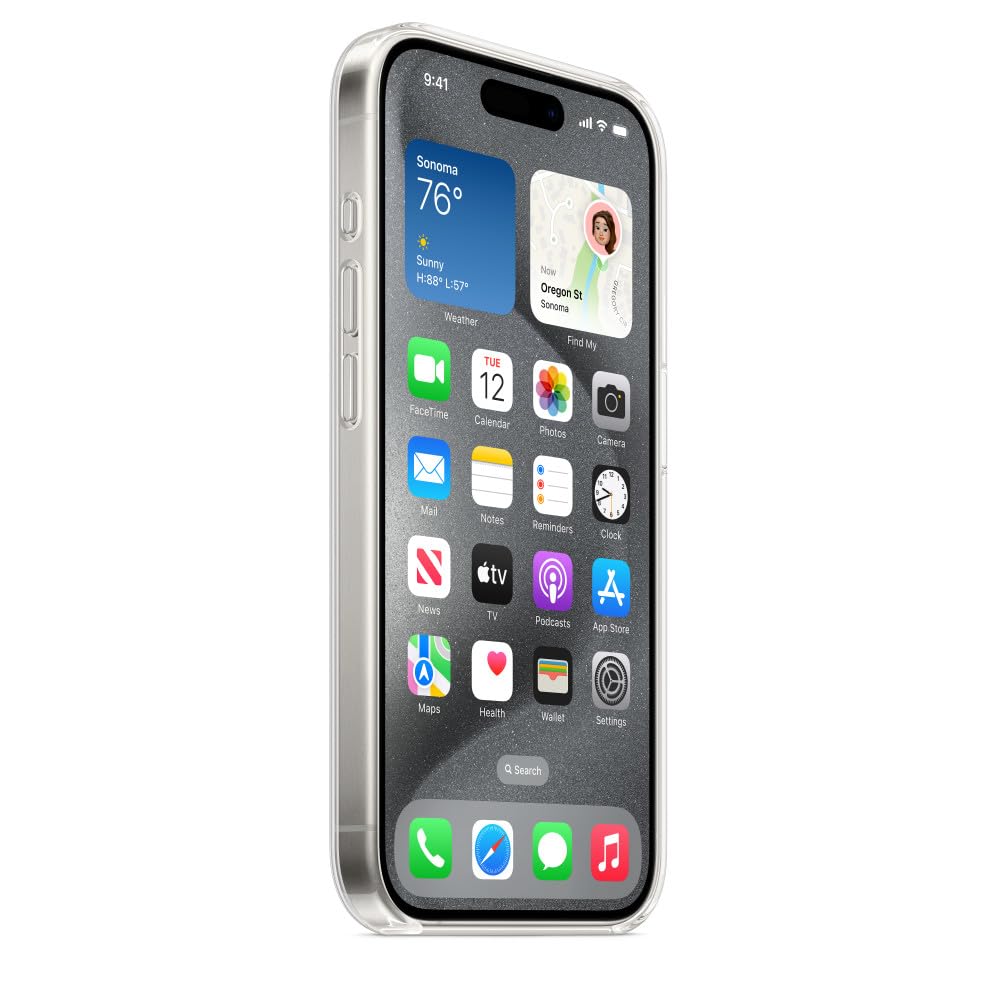 Apple iPhone 15 Pro Clear Case Transparent mit MagSafe