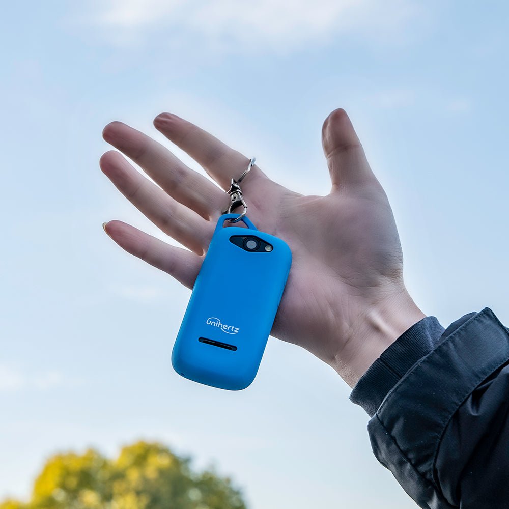 Unihertz Jelly Pro TPU Schutzhuelle Blau mit Ring