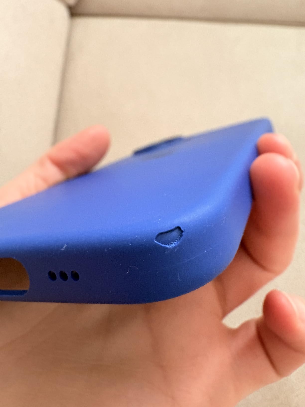 Apple iPhone 16 Silikon Case MagSafe Hülle Ultramarin Schutz