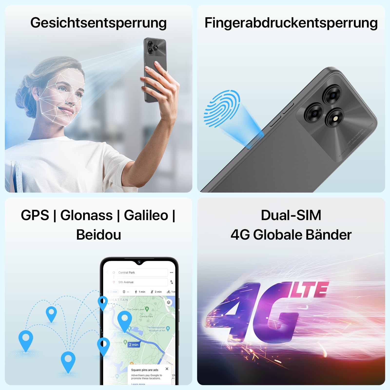 UMIDIGI G5 Smartphone 6,6 Zoll 16GB RAM 128GB 50MP