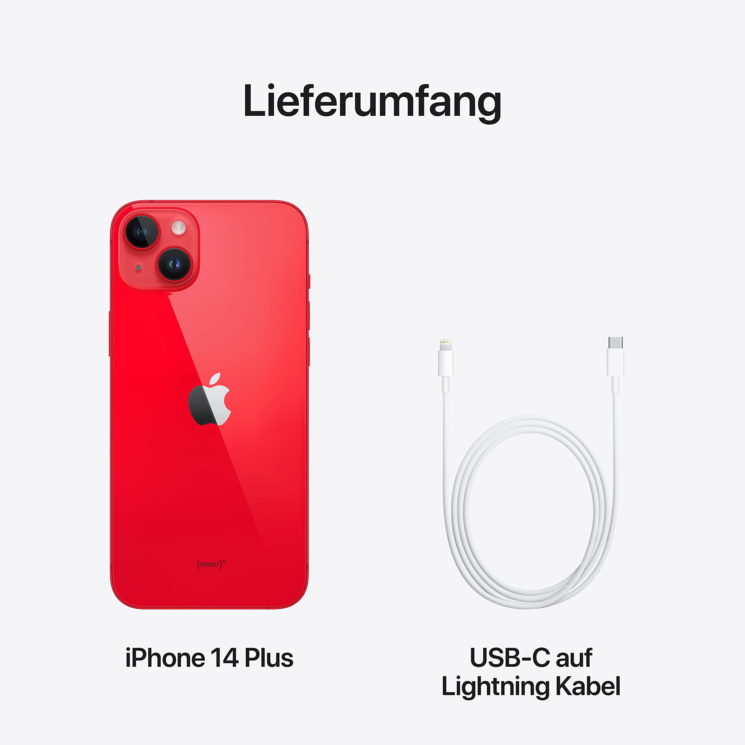 Apple iPhone 14 Plus Smartphone Rot 128 GB