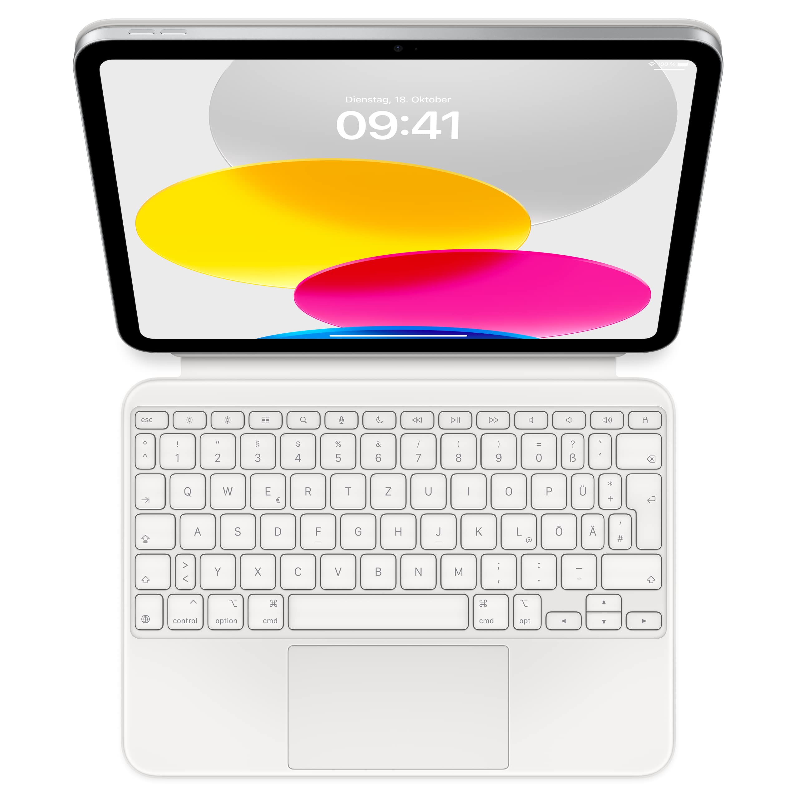 Apple Magic Keyboard Folio iPad 10 Tastatur Deutsch Trackpad