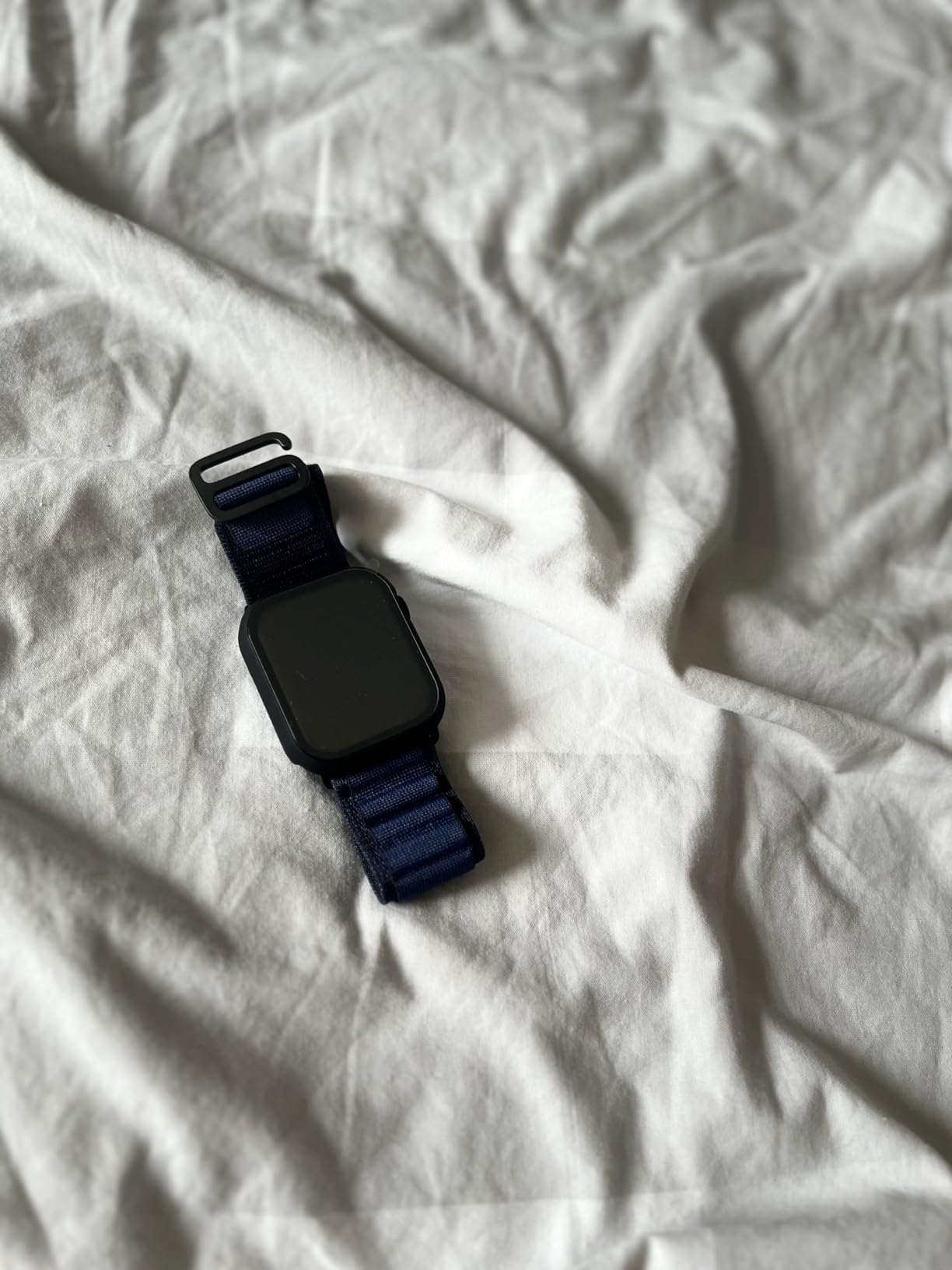 Apple Watch Alpine Loop 49 mm Armband Hellblau M Textil