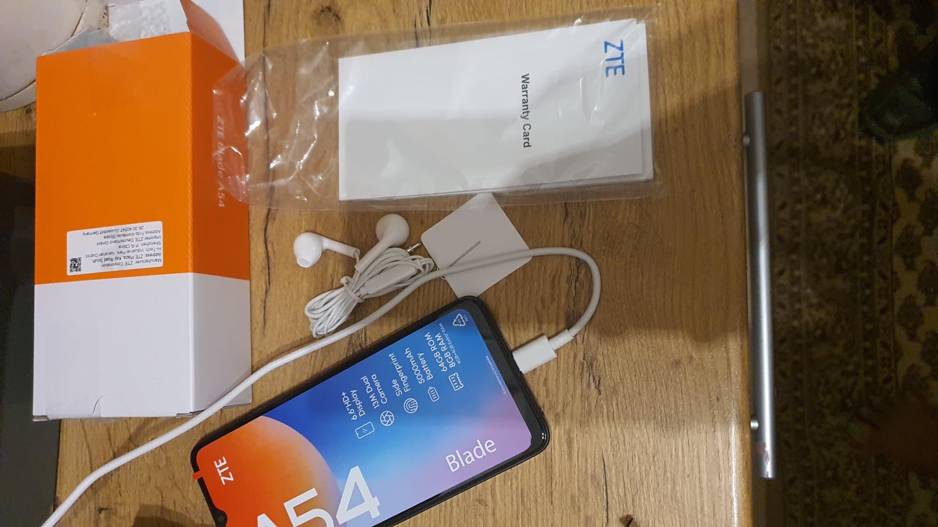 ZTE Blade A54 Smartphone 64GB Grau 4GB RAM Dual SIM