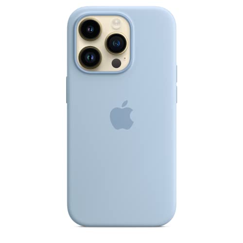 Apple iPhone 14 Pro Silikon Hülle mit MagSafe Himmel