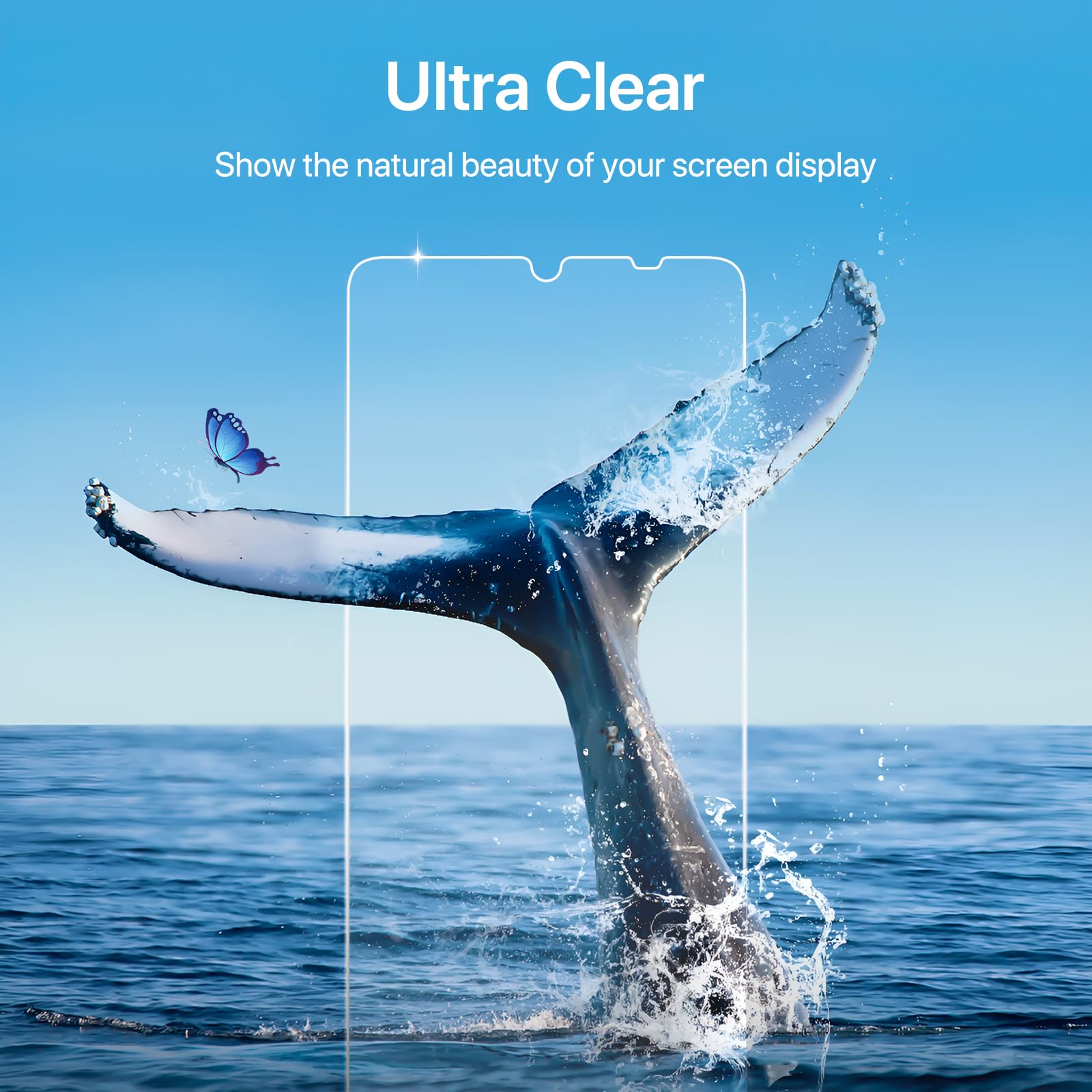 UMIDIGI G9 Schutzfolie 9H Glas 6,75 Zoll 2 Stück