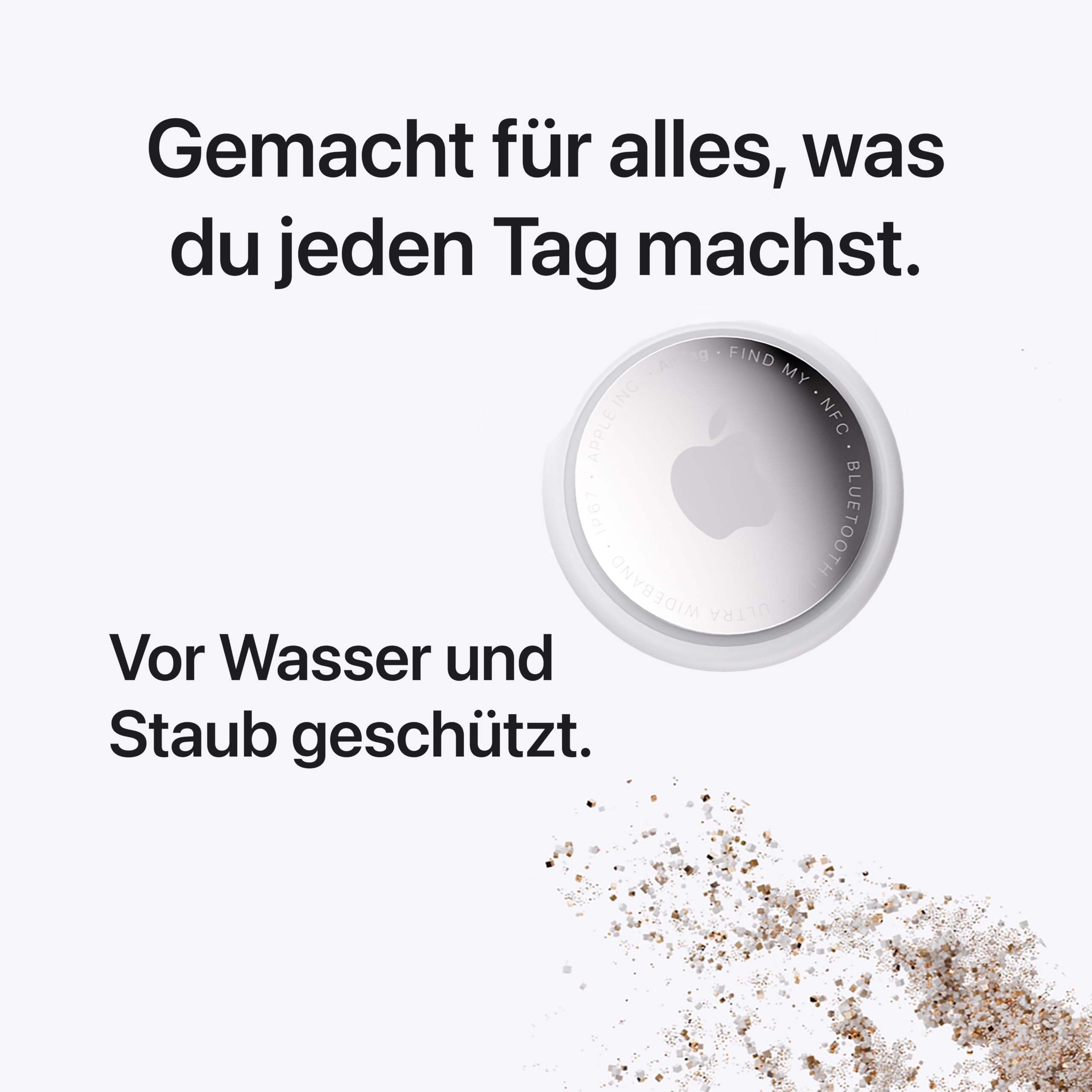 Apple AirTag 2. Generation Tracker 1er Pack mit Ton