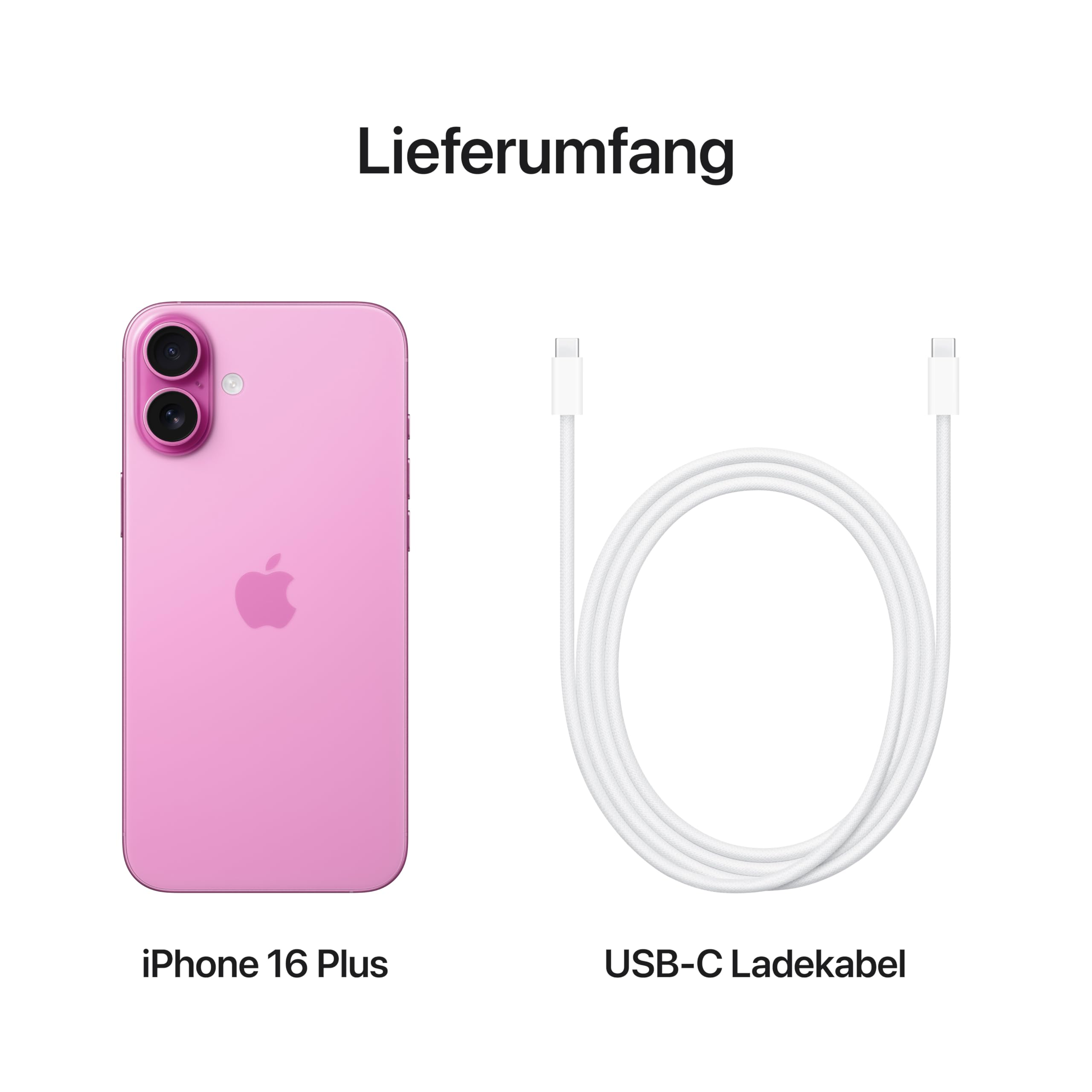 Apple iPhone 16 Plus 128GB 5G Handy Rosé A18