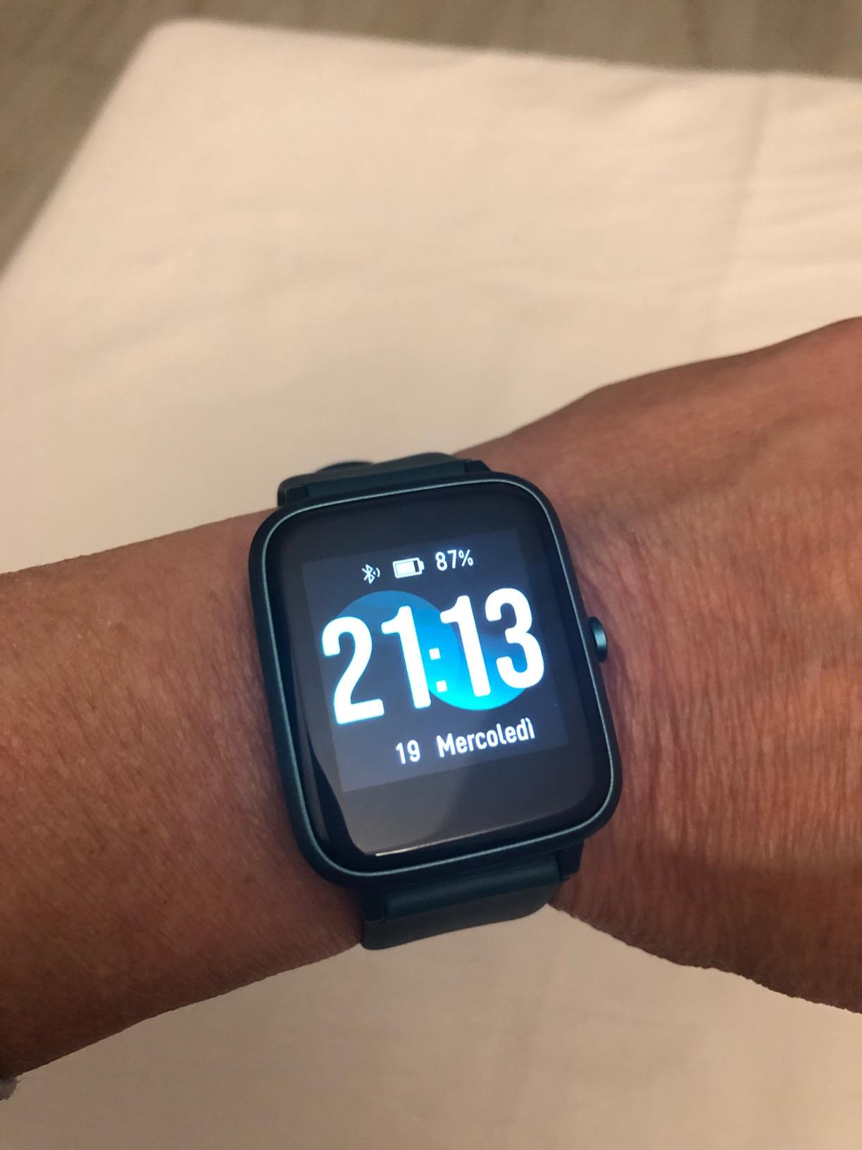 UMIDIGI Uwatch 5S Smartwatch Schwarz 1,7 Zoll 5ATM