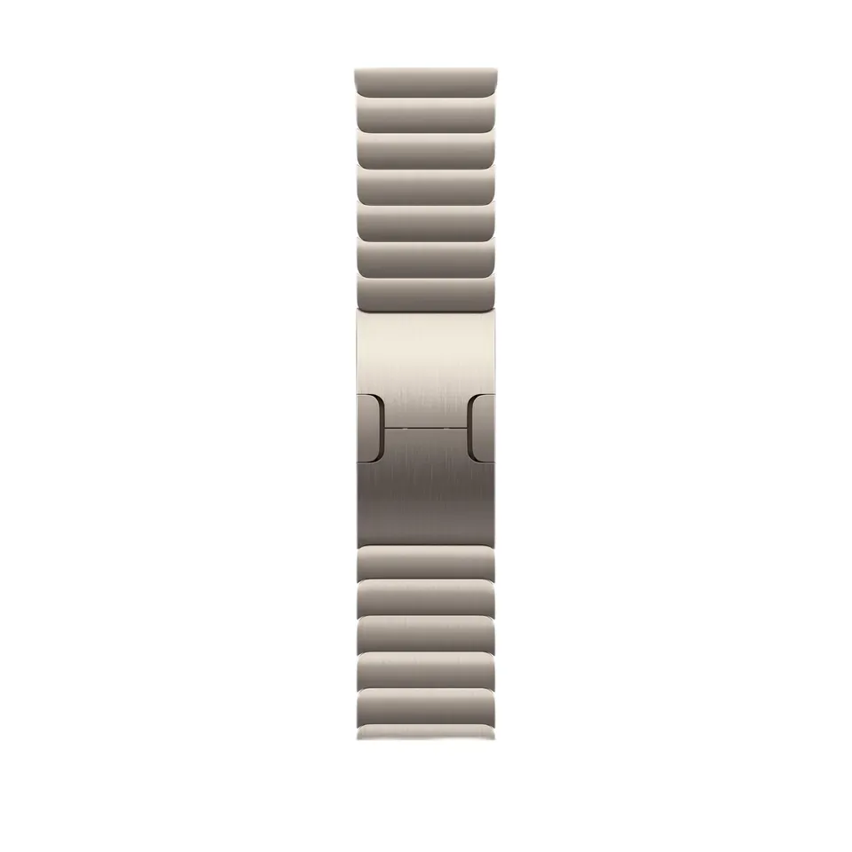 Apple Watch Gliederarmband 46 mm Armband Natur Edelstahl