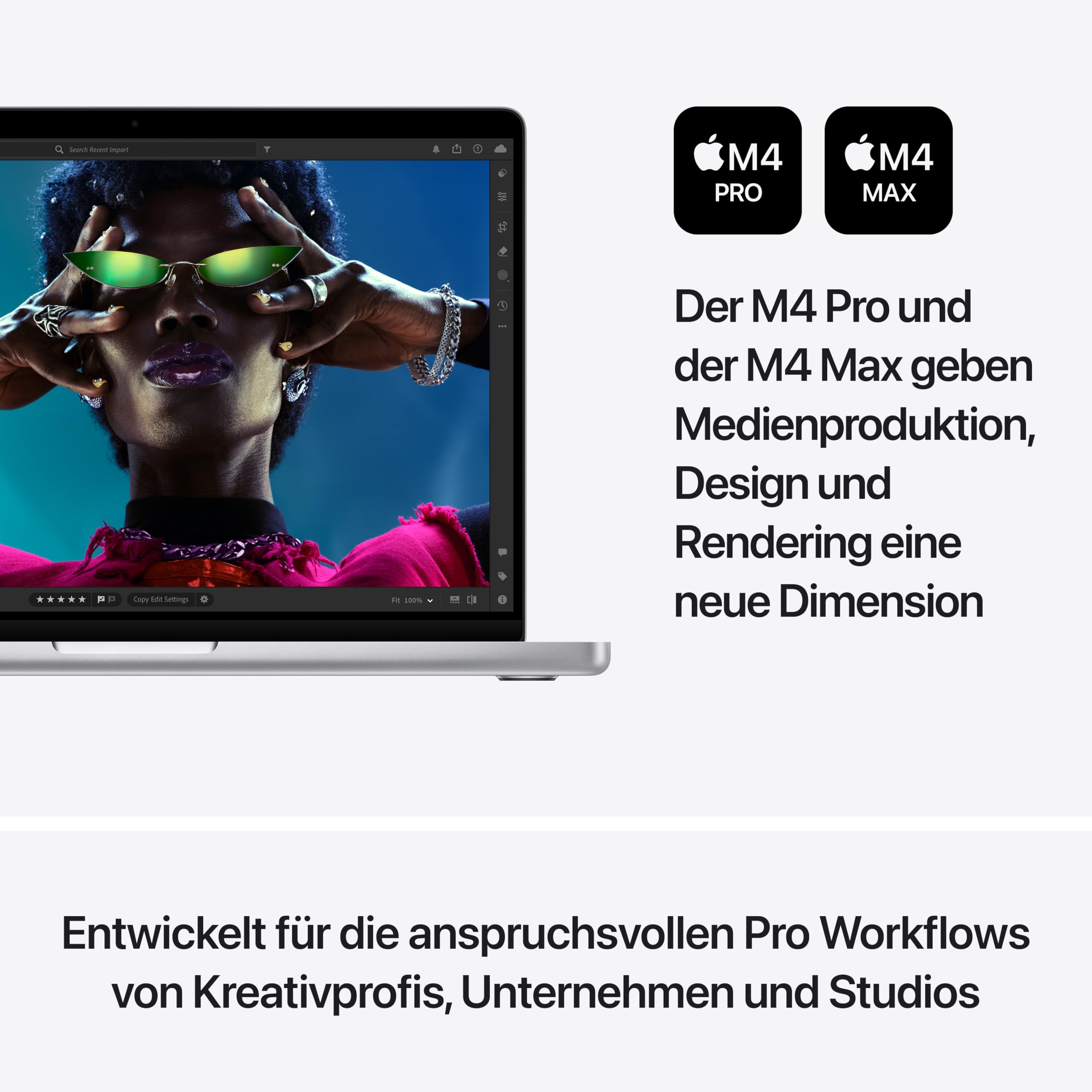 Apple MacBook Pro 14 M4 Max Laptop 36GB 1TB Silber