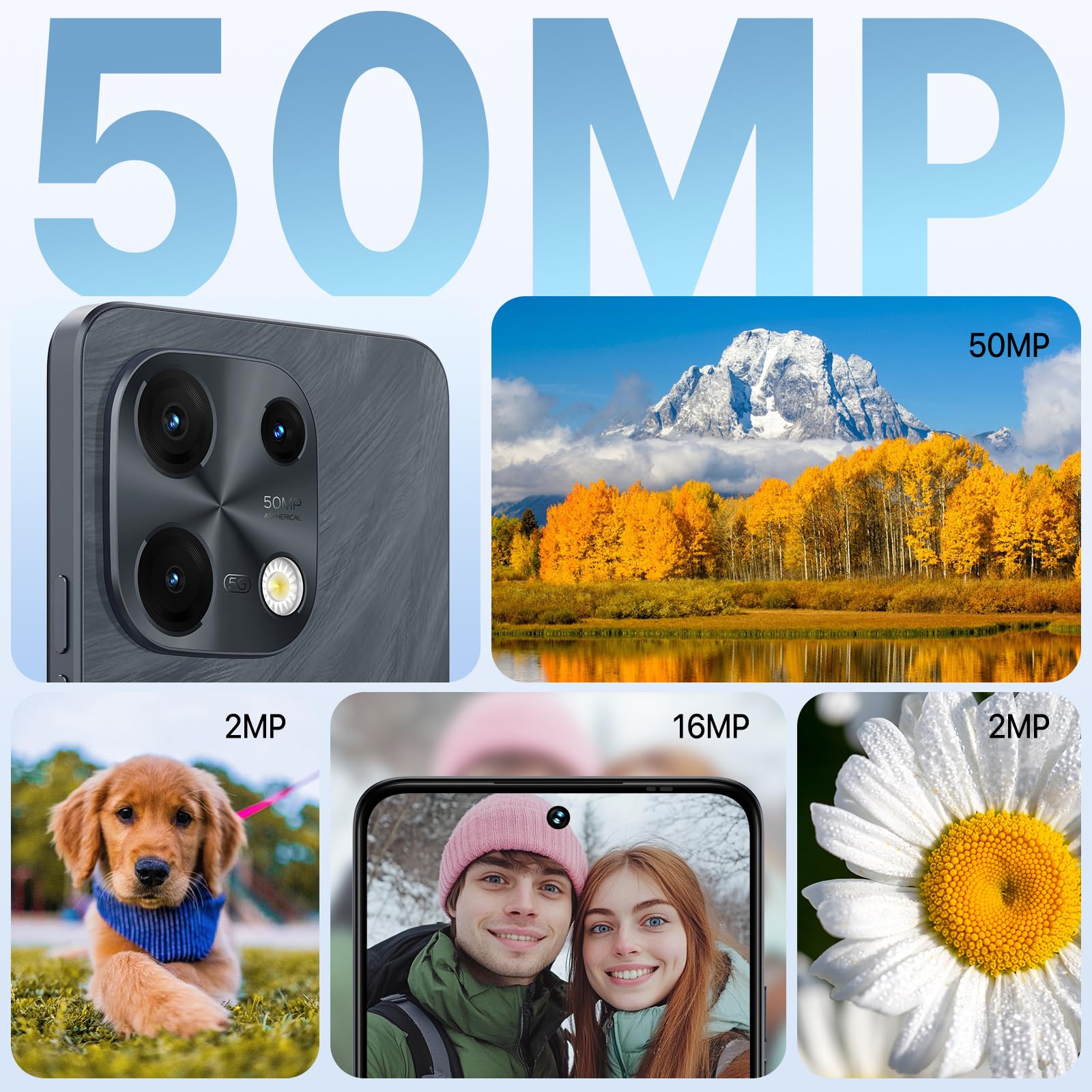 UMIDIGI Note 100 5G Smartphone 16/256GB 50MP 6,8 Zoll