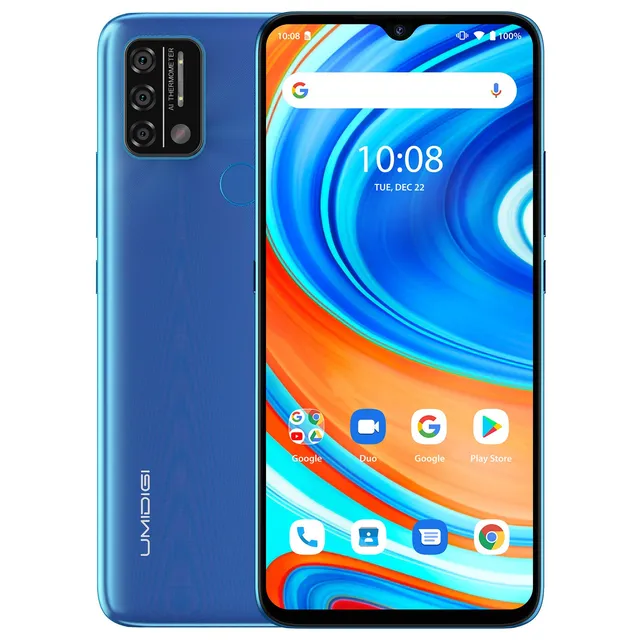 UMIDIGI A9 Smartphone 3GB 64GB Blau 6,53 Zoll Dual-SIM