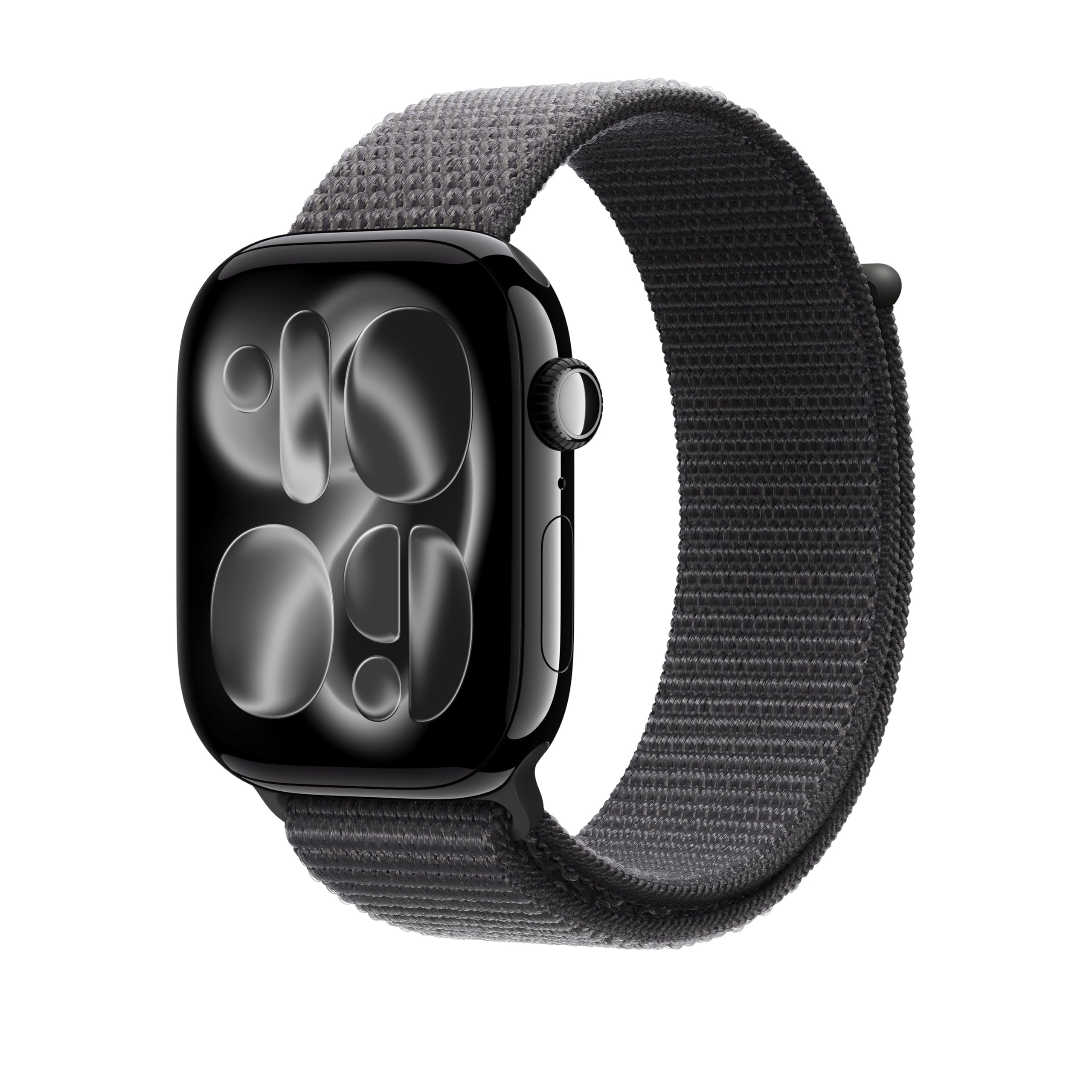 Apple Watch Sport Loop 46mm Armband Dunkelgrau XL Nylon