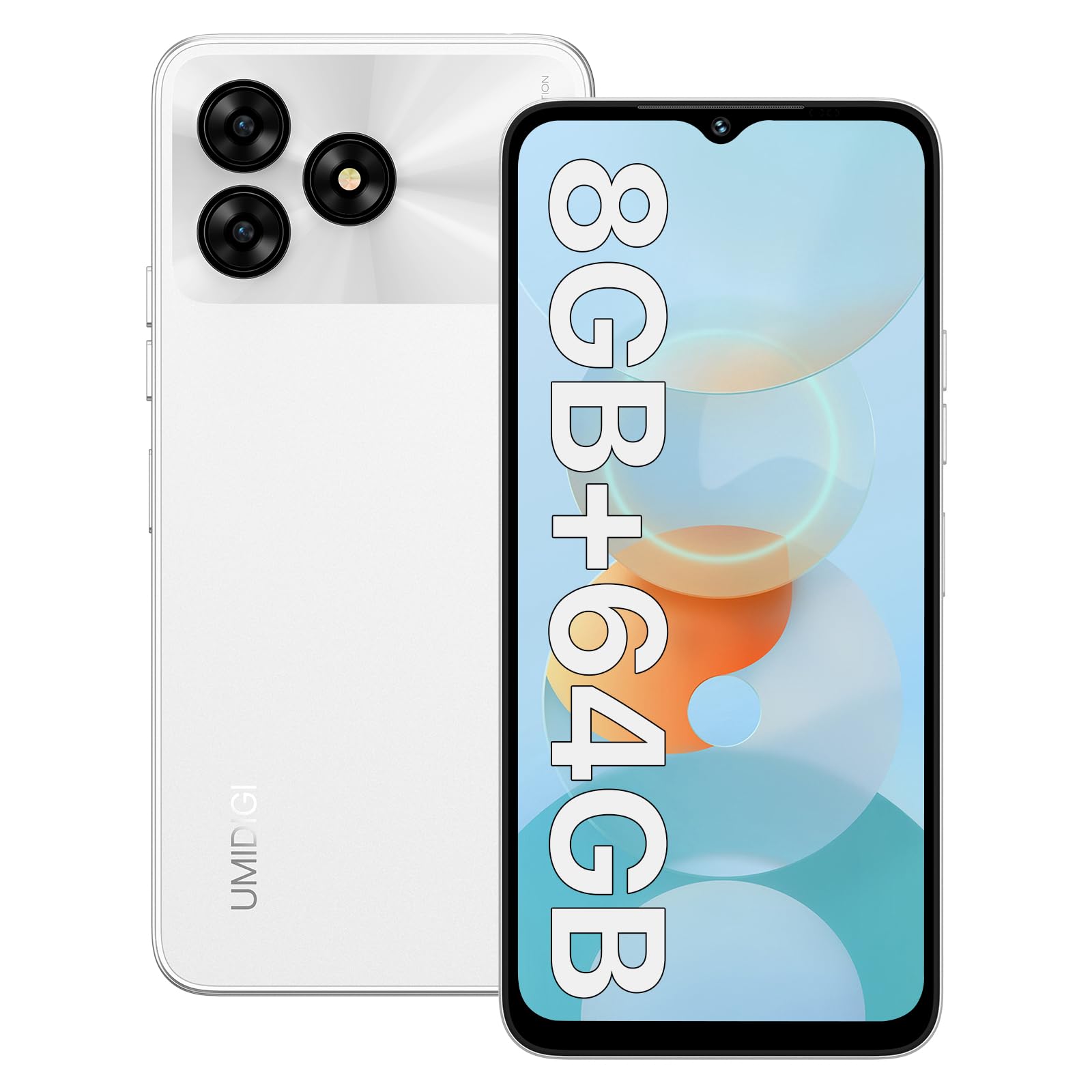 Umidigi G5A Handy ohne Vertrag 8GB+64GB Android 13