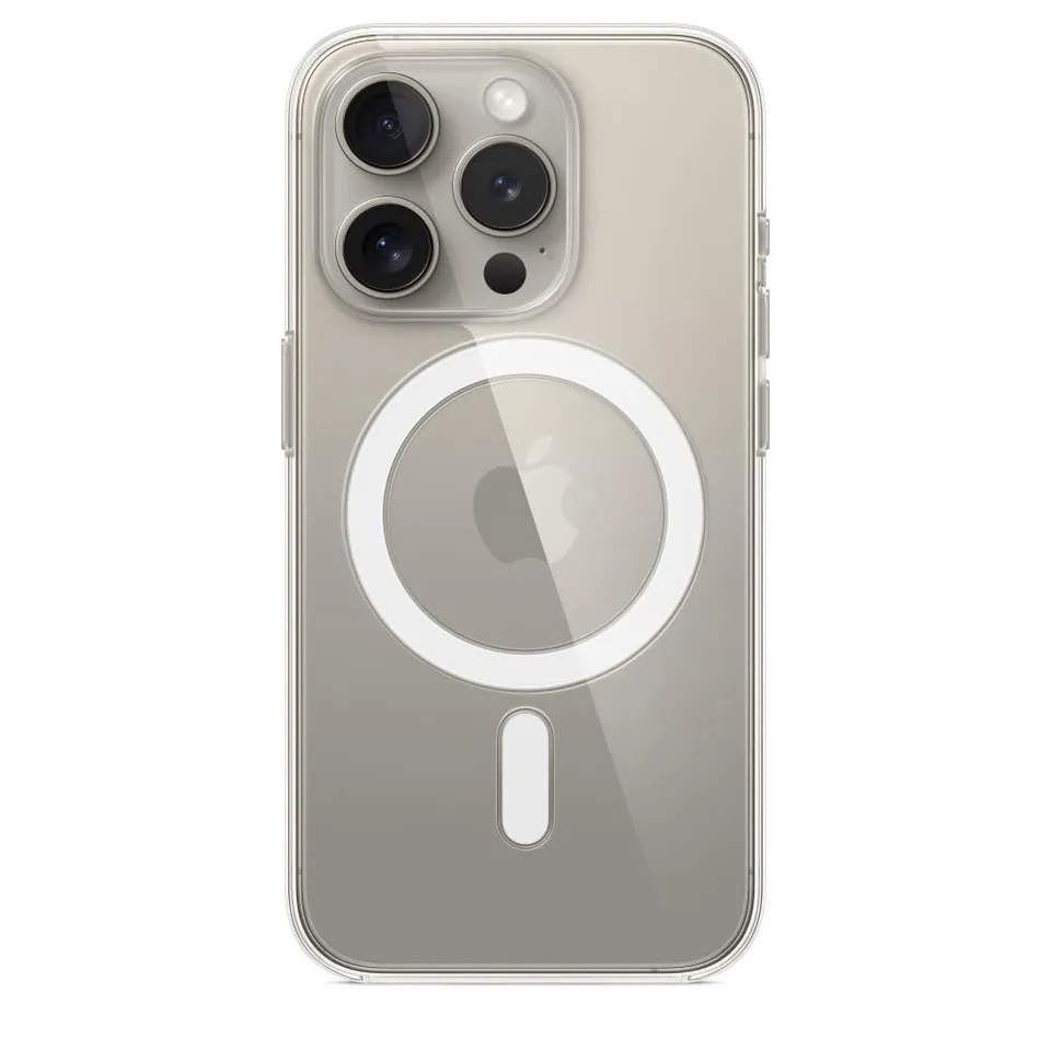 Apple iPhone 15 Pro Clear Case Transparent mit MagSafe