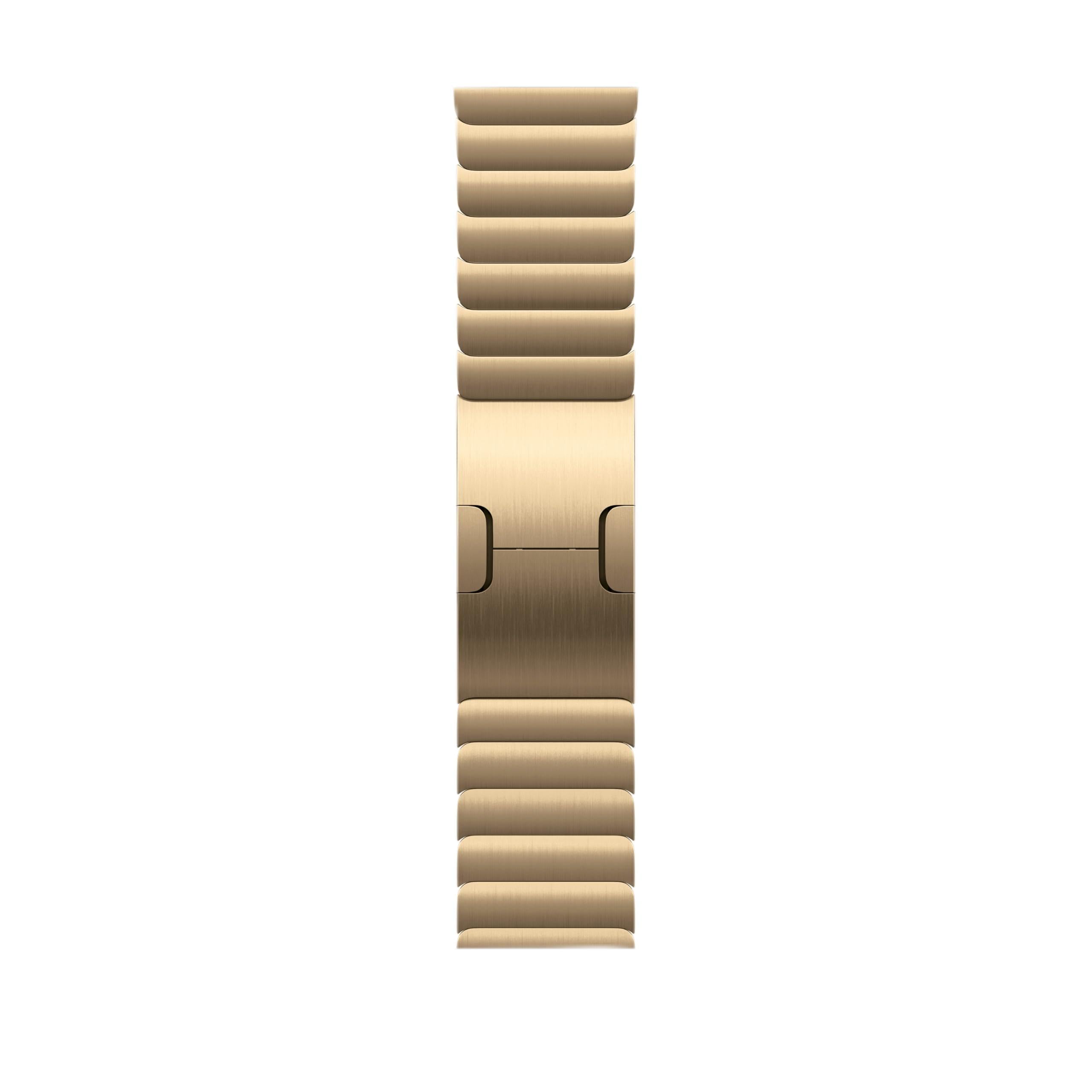 Apple Watch Gliederarmband 46 mm Armband Brillantgold Edelstahl