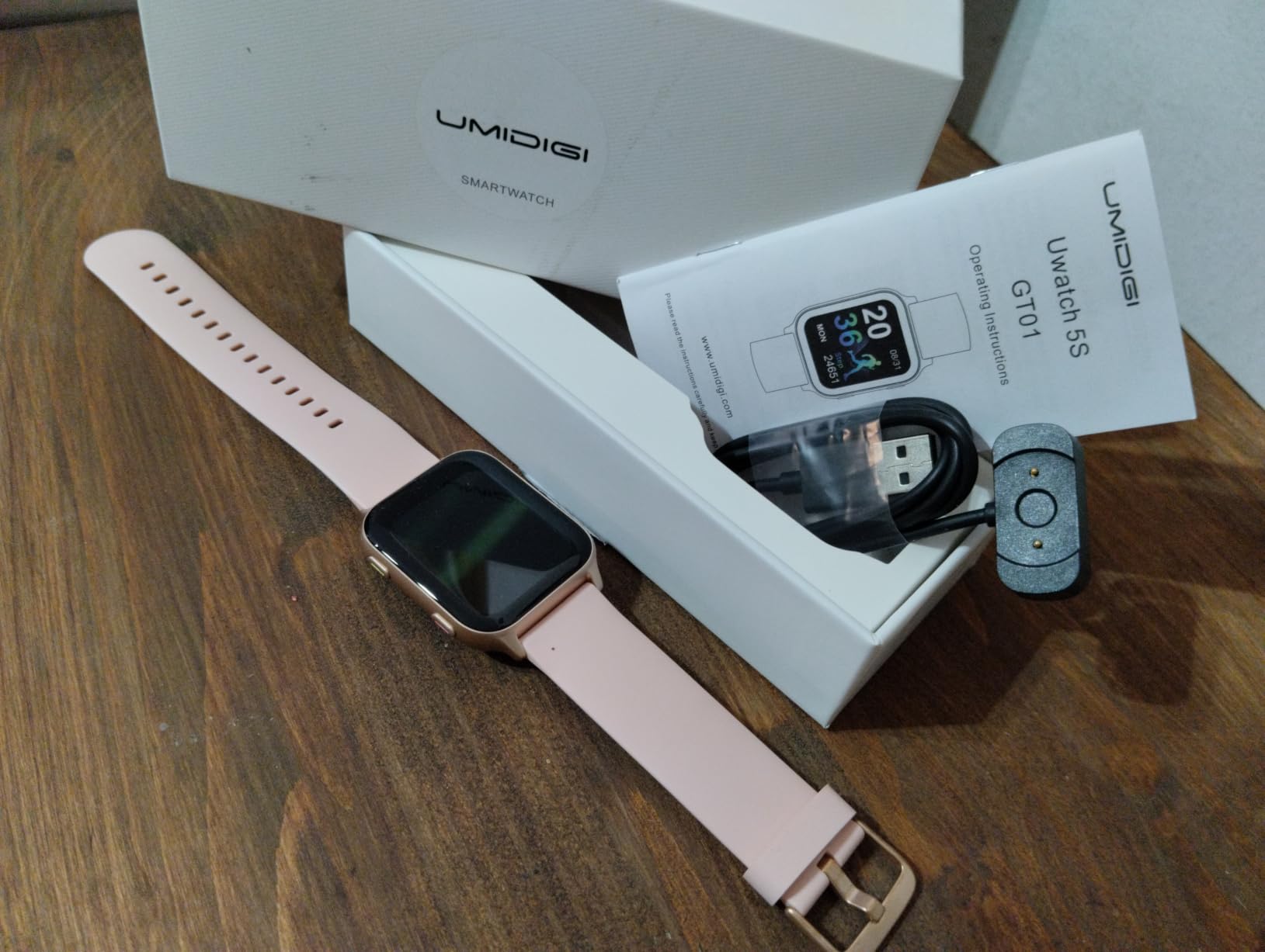 UMIDIGI Uwatch 5S Smartwatch Schwarz 1,7 Zoll 5ATM