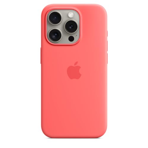 Apple iPhone 15 Pro Silikon Hülle MagSafe Guave