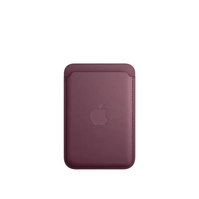 Apple iPhone Feingewebe Wallet mit MagSafe Kartenetui Mulberry