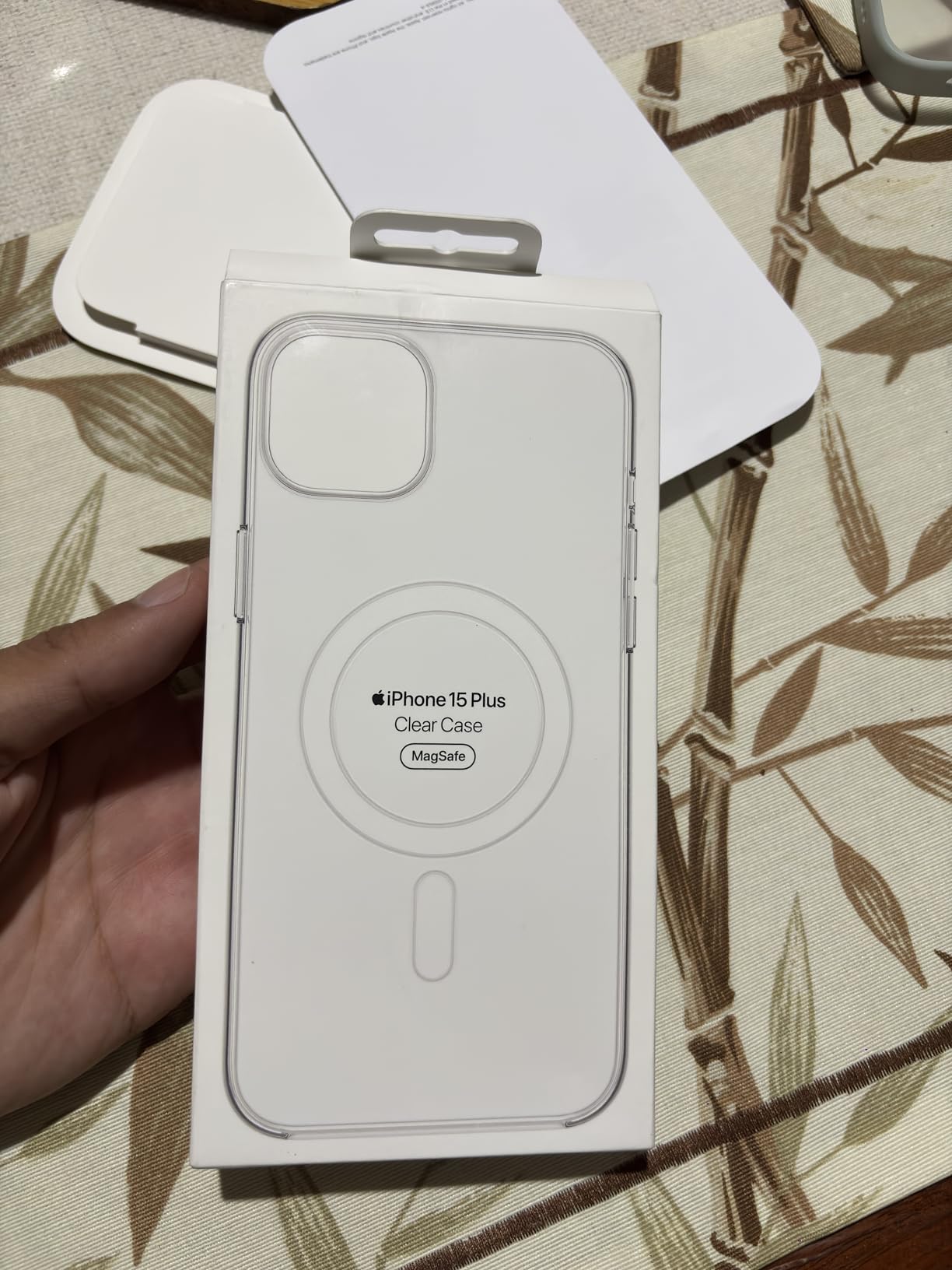Apple iPhone 15 Clear Case MagSafe Hülle Transparent