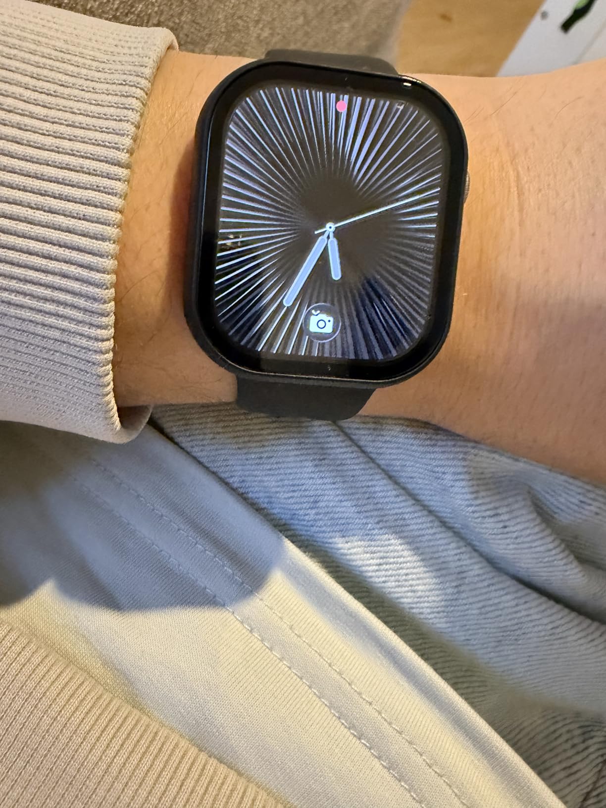 Apple Watch Series 11 GPS 46mm Smartwatch Silber Nebelviolett