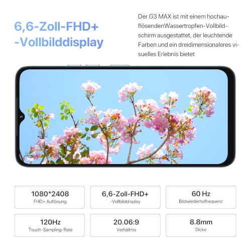 UMIDIGI G3 Max Smartphone 128GB 6,6 Zoll 50MP 4G