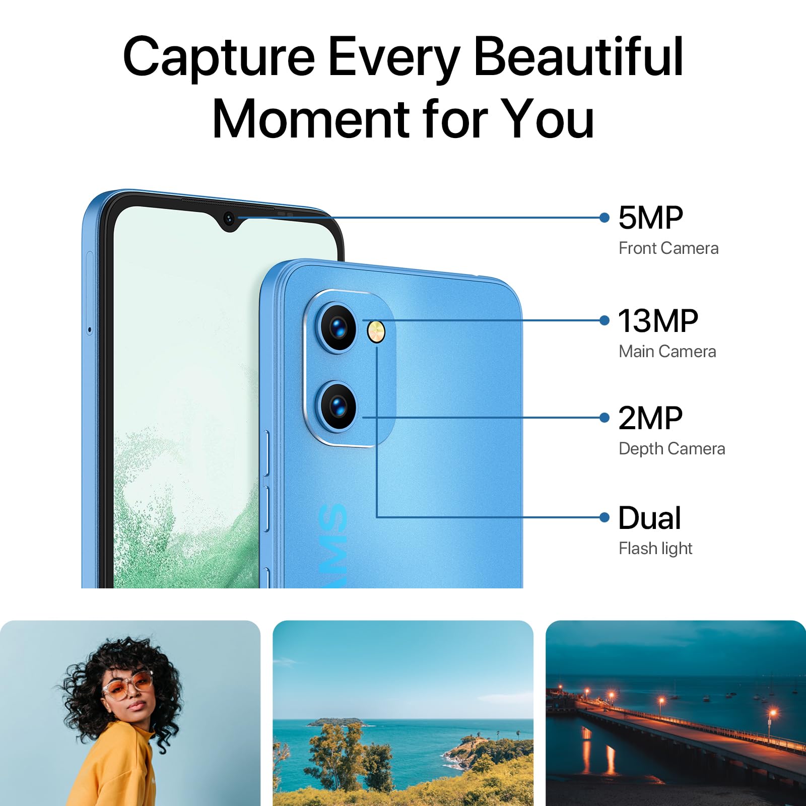 UMIDIGI G1 Plus Smartphone 32GB Android 13 Blau