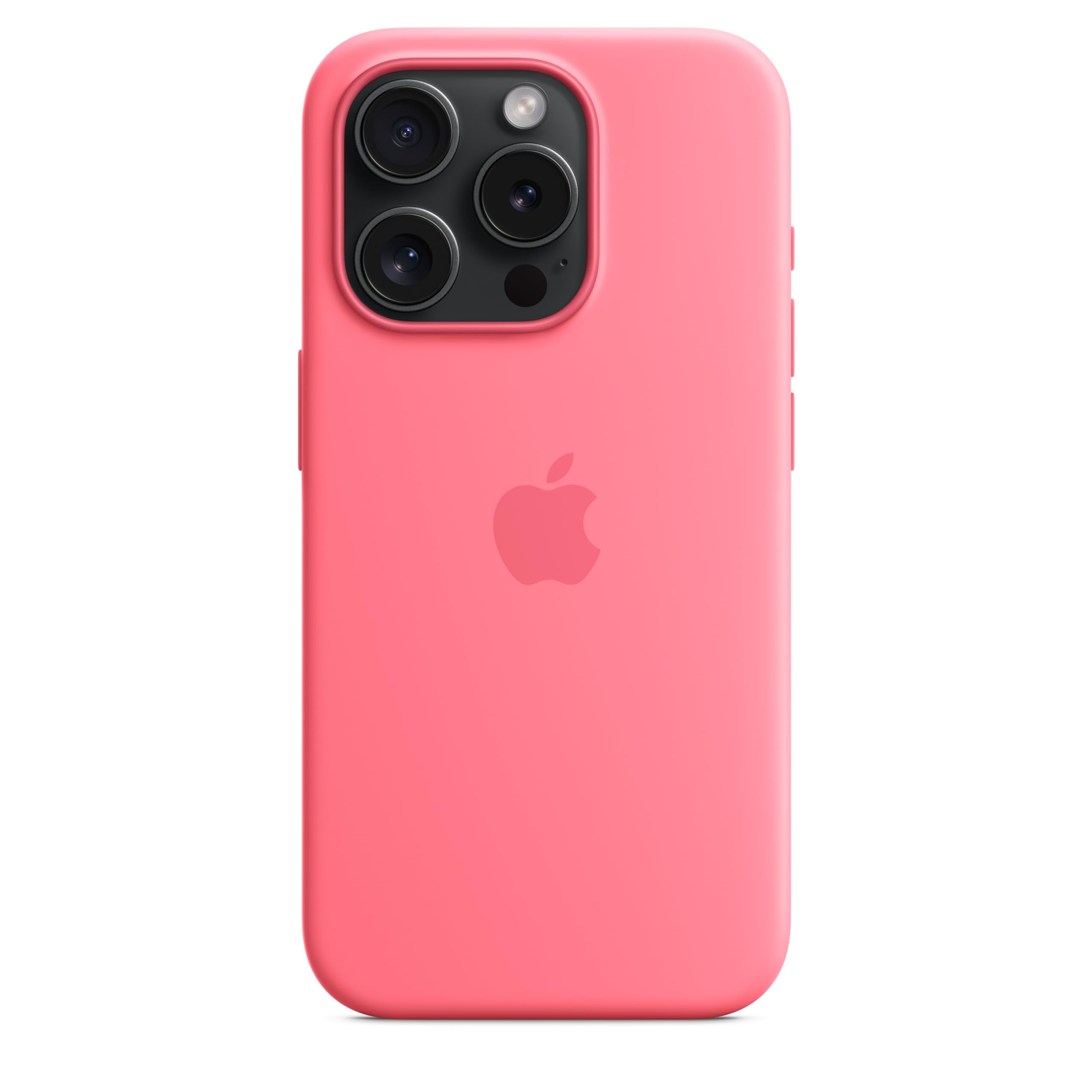 Apple iPhone 15 Pro Silikon Case MagSafe Pink Hülle