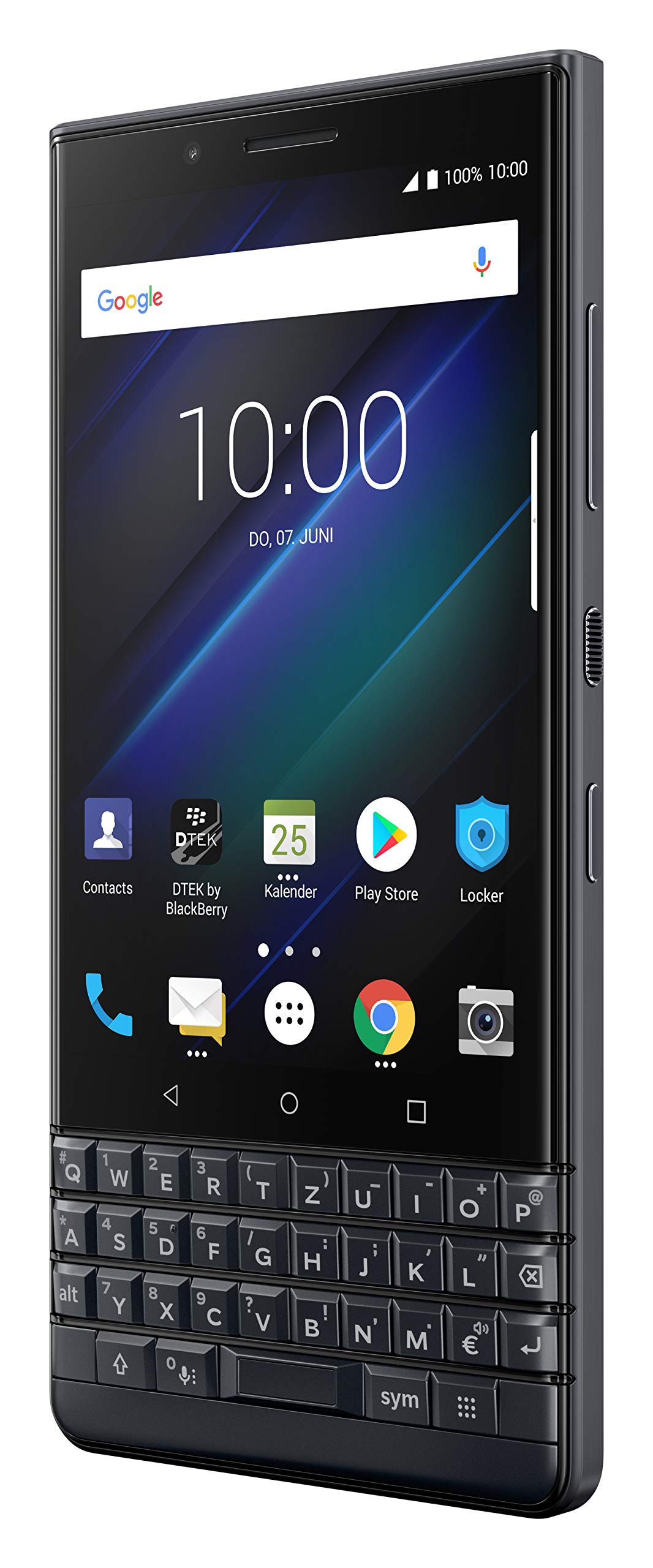 BlackBerry KEY2 LE Smartphone 64GB Dual-SIM Blau Tastatur