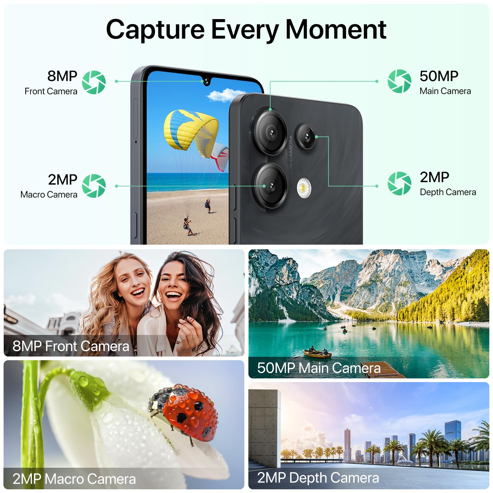 UMIDIGI G9 5G Handy 128GB 6,57 Zoll 50MP Dual-SIM
